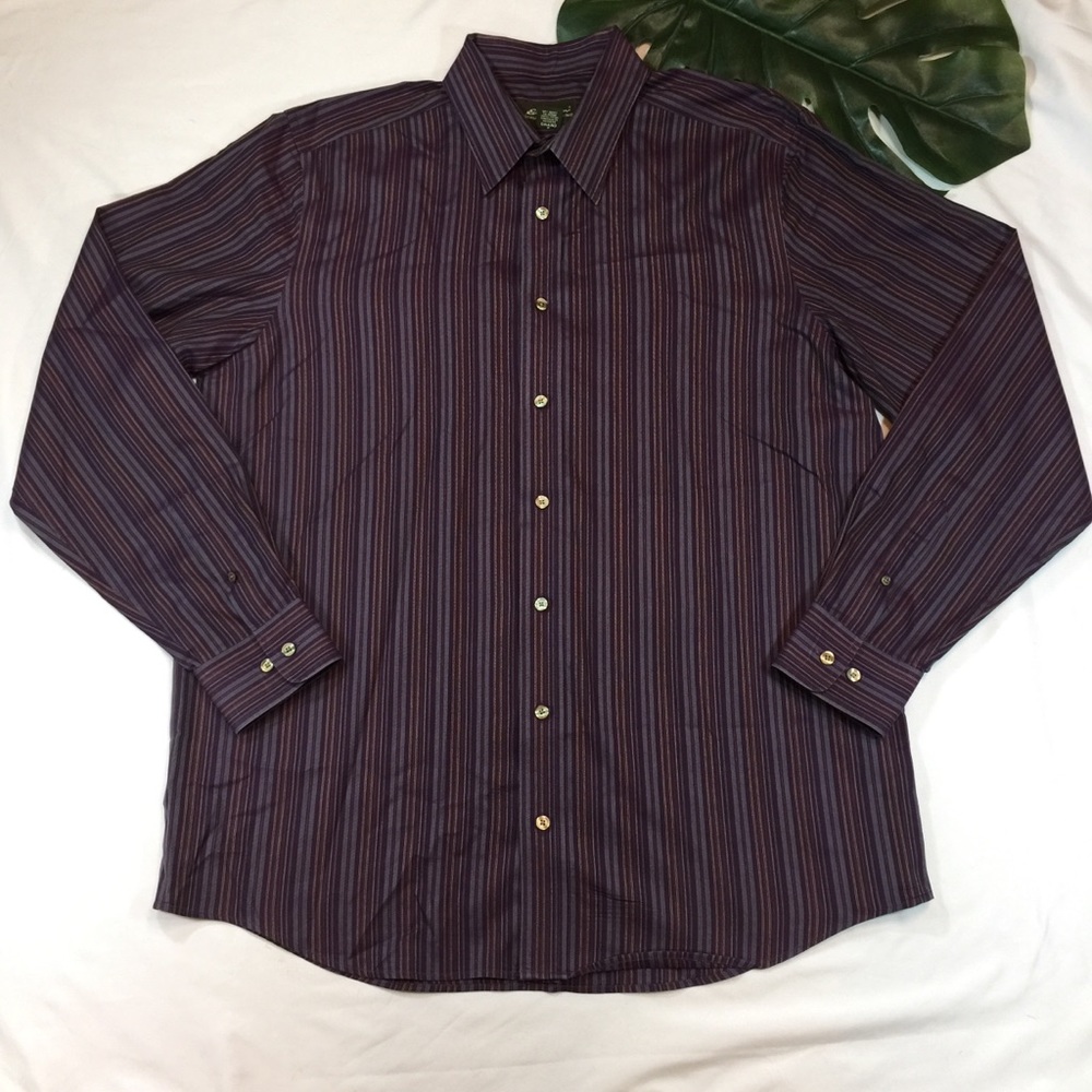 EDDIE BAUER | wrinkle-resistant button up shirt men’s sz L Tall